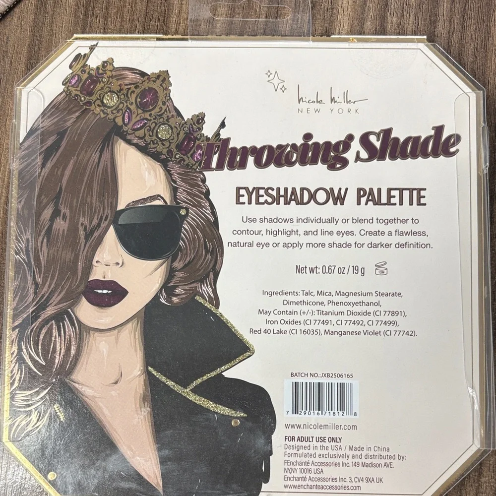 Nicole Miller Throwing Shade Eyeshadow Palette - Picture 4 of 4